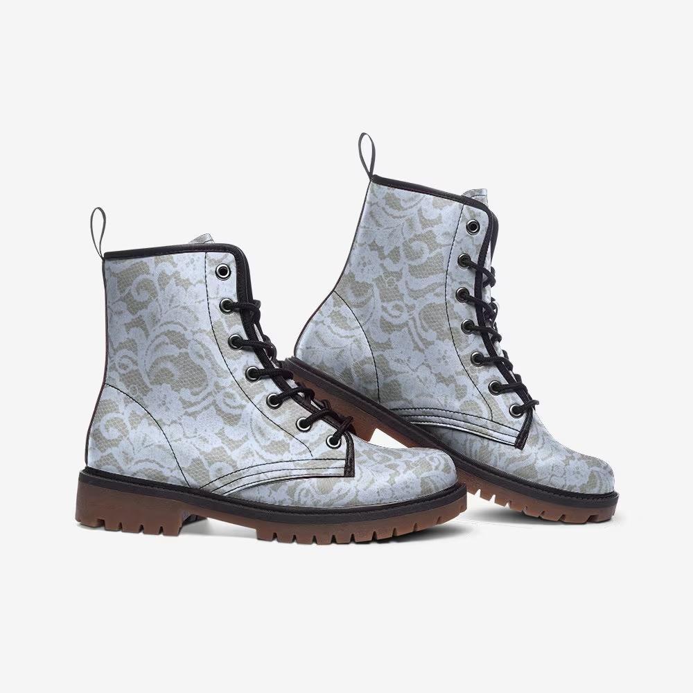 Baby blue clearance combat boots